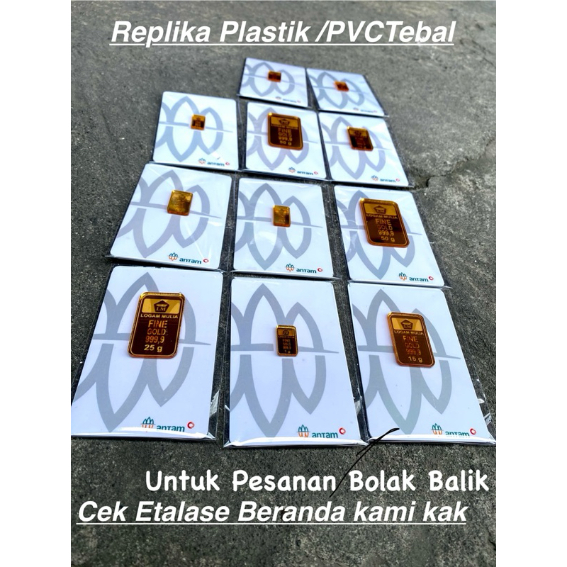 REPLIKA ANTAM REPLIKA LOGAM MULIA REPLIKA PERHIASAN 50 GRAM
