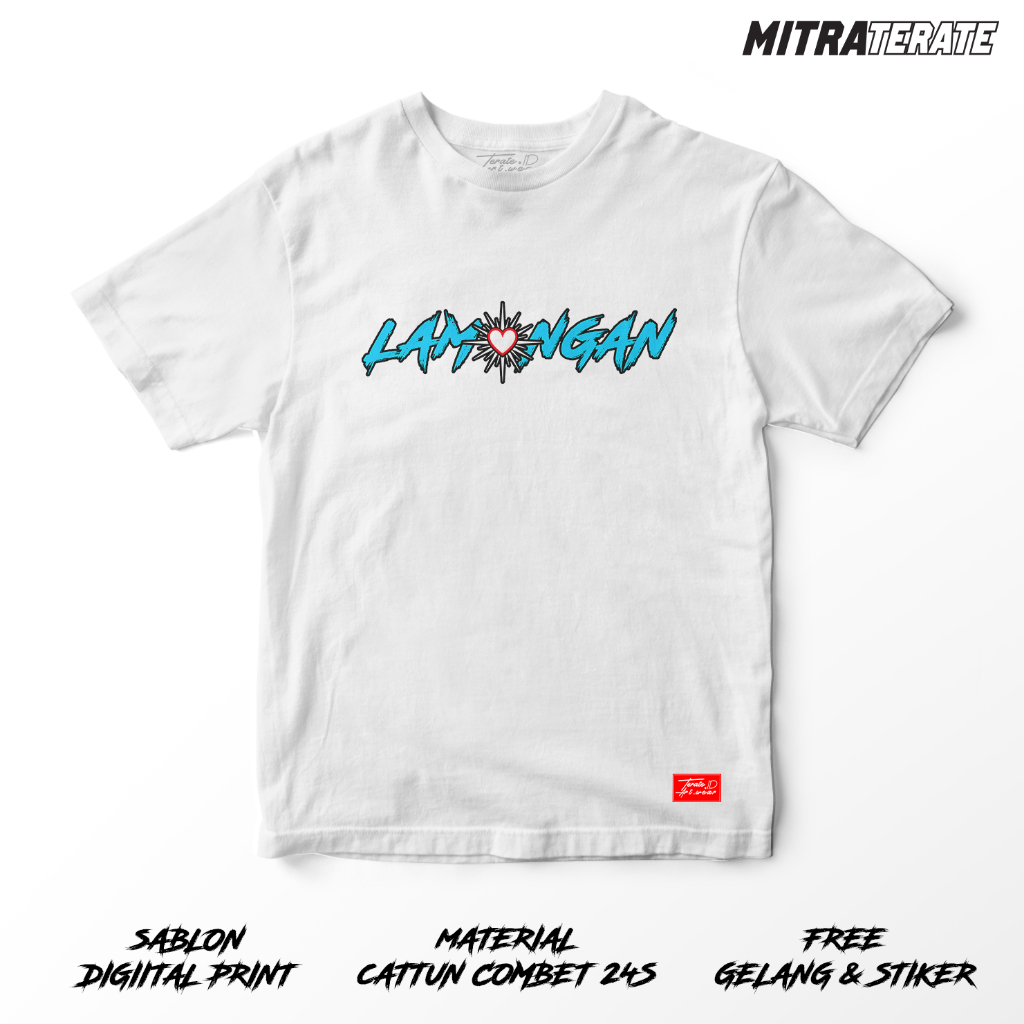 Kaos PSHT Lamongan Blue White