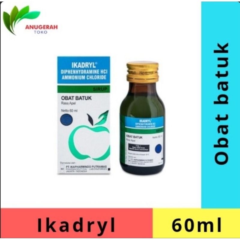 Ikadryl obat batuk syrup 60 ml