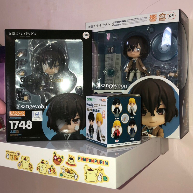 nendoroid osamu dazai 657 1748 dress up hakama bsd bungou bungo stray dogs dark era port mafia nendo