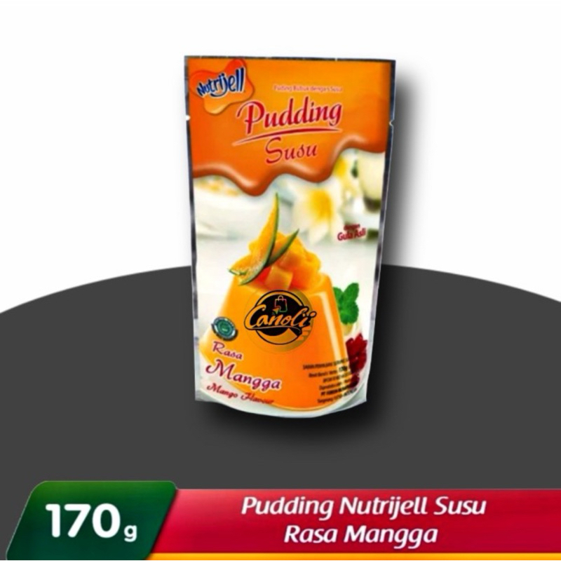 

Nutrijell Puding Mangga 170 gr/ Nutrijel pudding susu rasa mangga