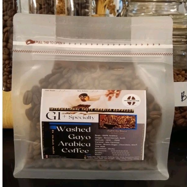 

Specialty Arabica Gayo Single Origin G1+ / Full washed / Full City 250 gr