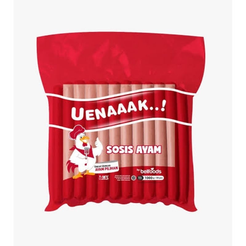 

Belfoods Sosis Ayam Berat 1kg / 950gr / 475gr