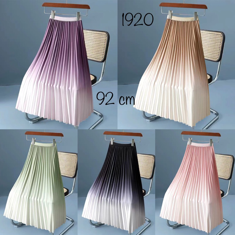 Rok Import Premium, Plisket, Ukuran Panjang, Panjang 92 cm, LP dari 65 cm bisa melar S/D 110 cm
