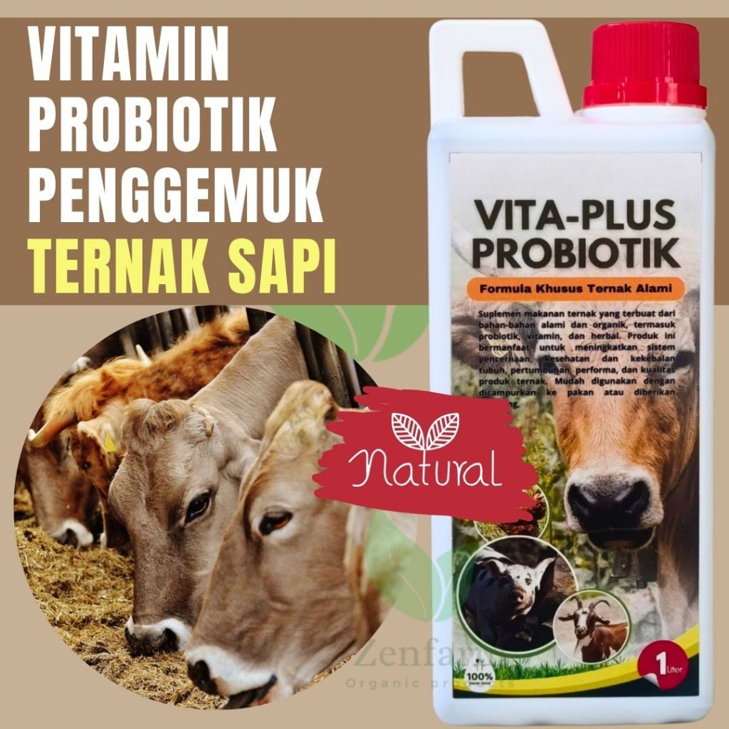 COD 1 LT VITAMIN SAPI PENGGEMUK SAPI KONSENTRAT SAPI GEMUK SEHAT SAPI POTONG PEDAGING VITAMIN TERNAK