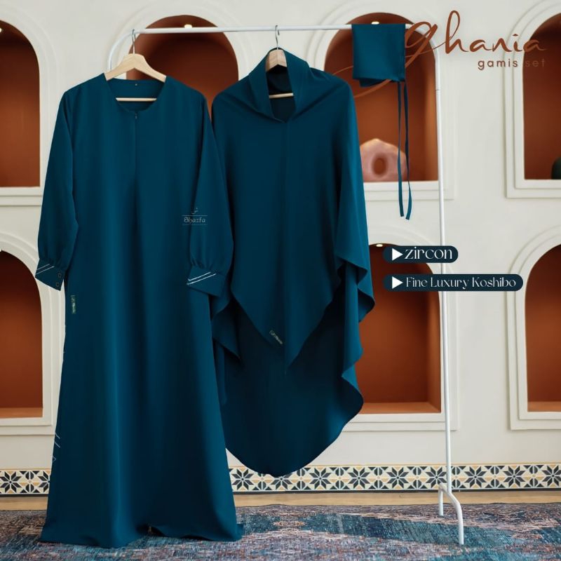 GHANIA (GAMIS ONLY) | DRESS ONLY SHAZFA HIJAB | LUXURY KOSHIBO | GAMIS SET MURAH PEKANBARU | GAMIS P