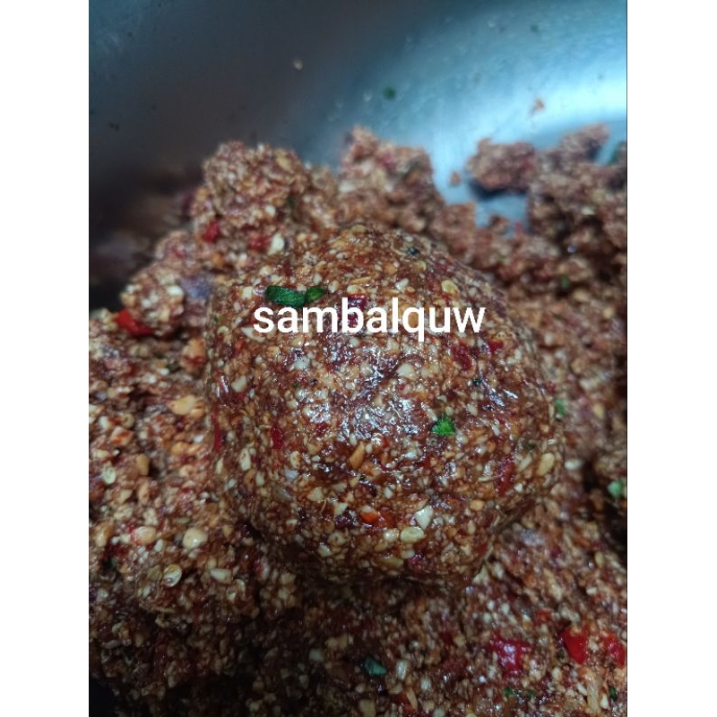

BUMBU SAMBEL PECEL 1000 GRAM, SAMBEL PECEL 1KG TANPA MINYAK