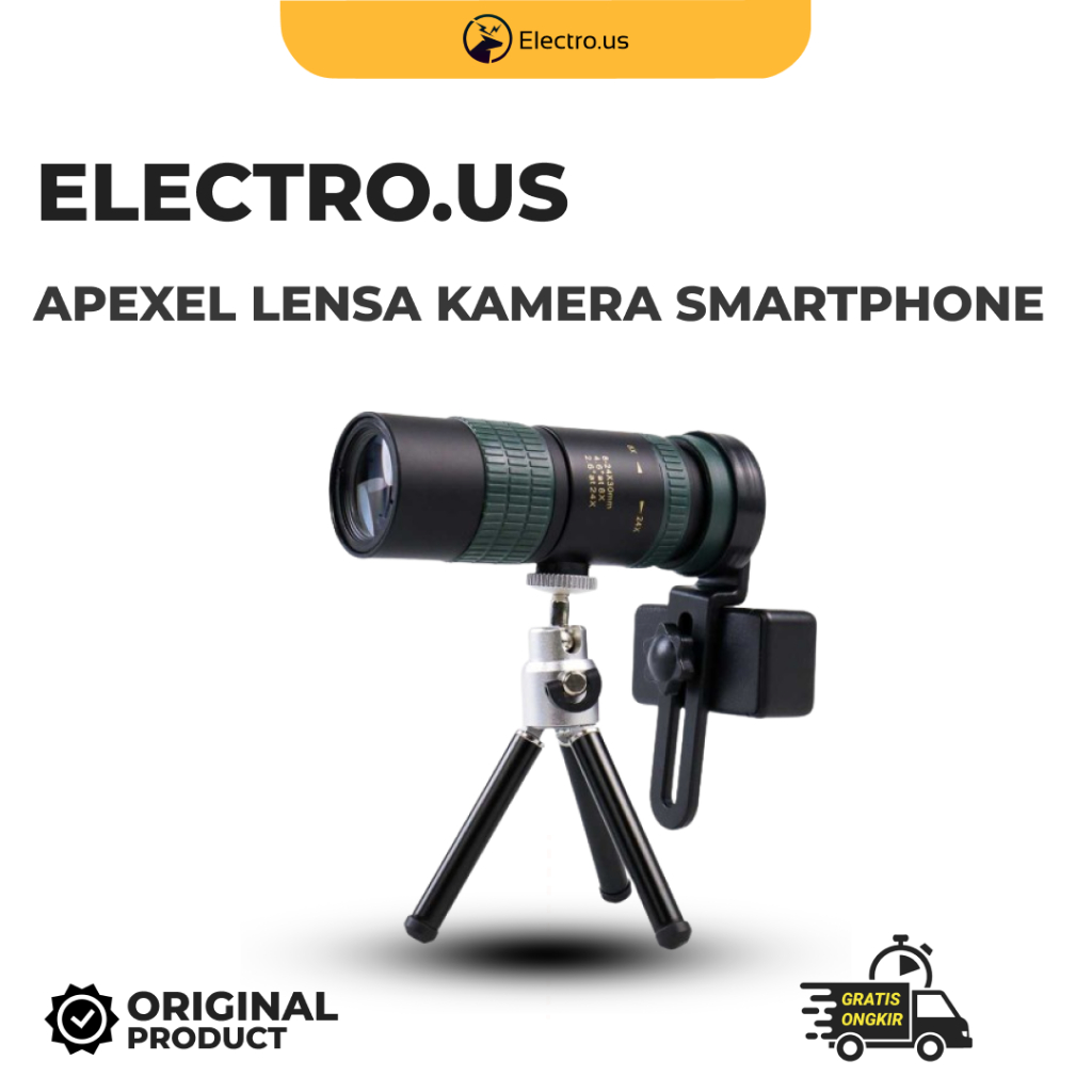 Elektro_us APEXEL Lensa Kamera Smartphone Telephoto Zoom