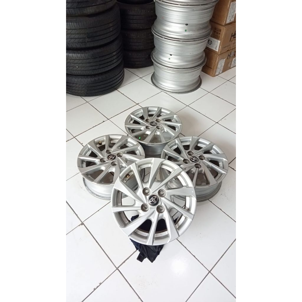 velg mobil murah ori oem copotan agya r14 pnp karimun calya sigra