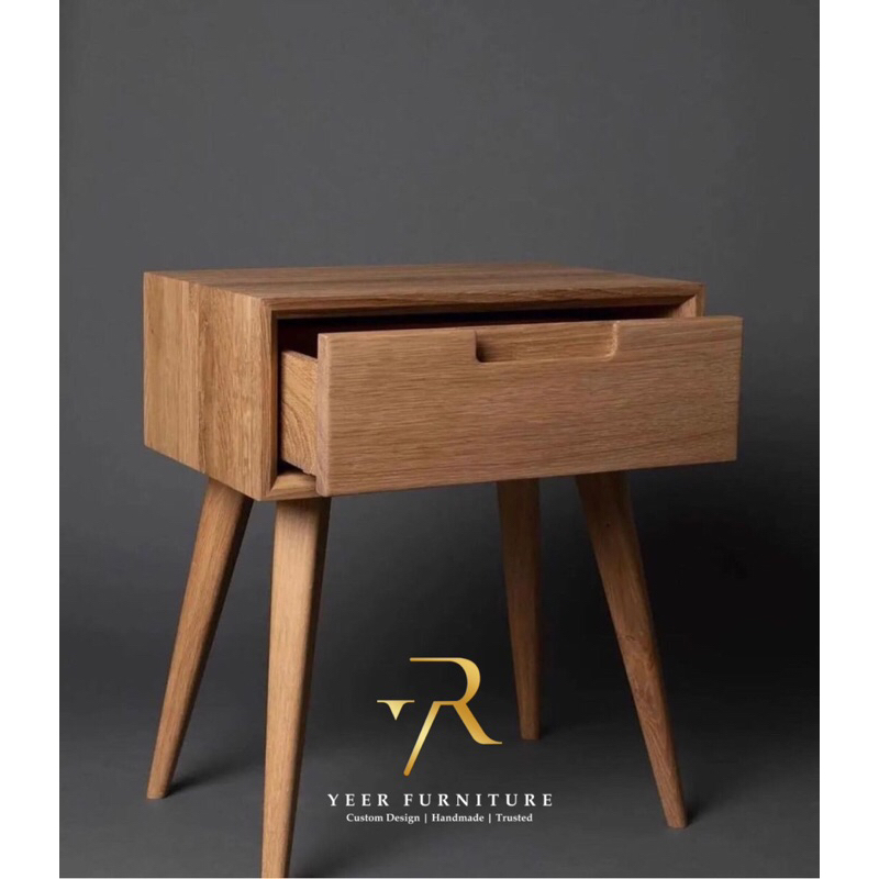 Meja Nakas Kayu Jati Minimalis