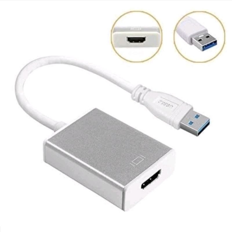 Adapter Converter usb 3.0 to hdmi - usb in to hdmi output