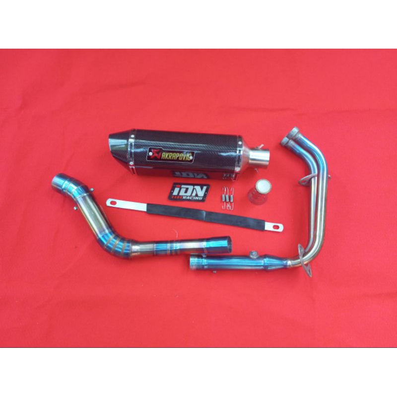 KNALPOT AKRAPOVIC LAYANG PNP AL MOTOR SPORT 2 SILINDER