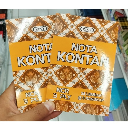 

NOTA 3 PLY KECIL TEKA/ NOTA KONTAN