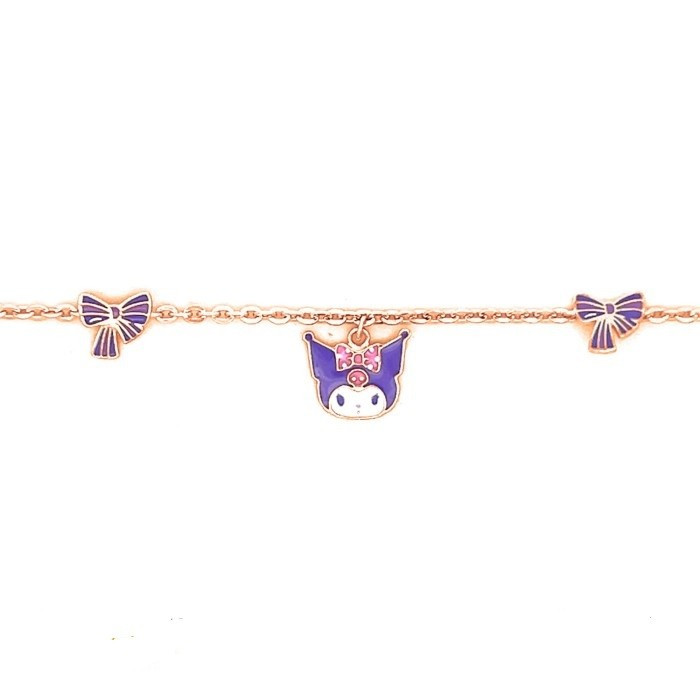 GELANG TANGAN KAKI RANTE EMAS ANAK BAYI SANRIO KUROMI