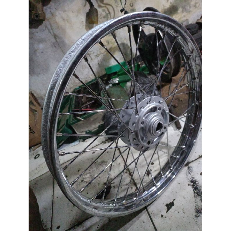 velg jari-jari depan 1pcs Supra fit new karisma Revo lama Supra x 125 old SECOND