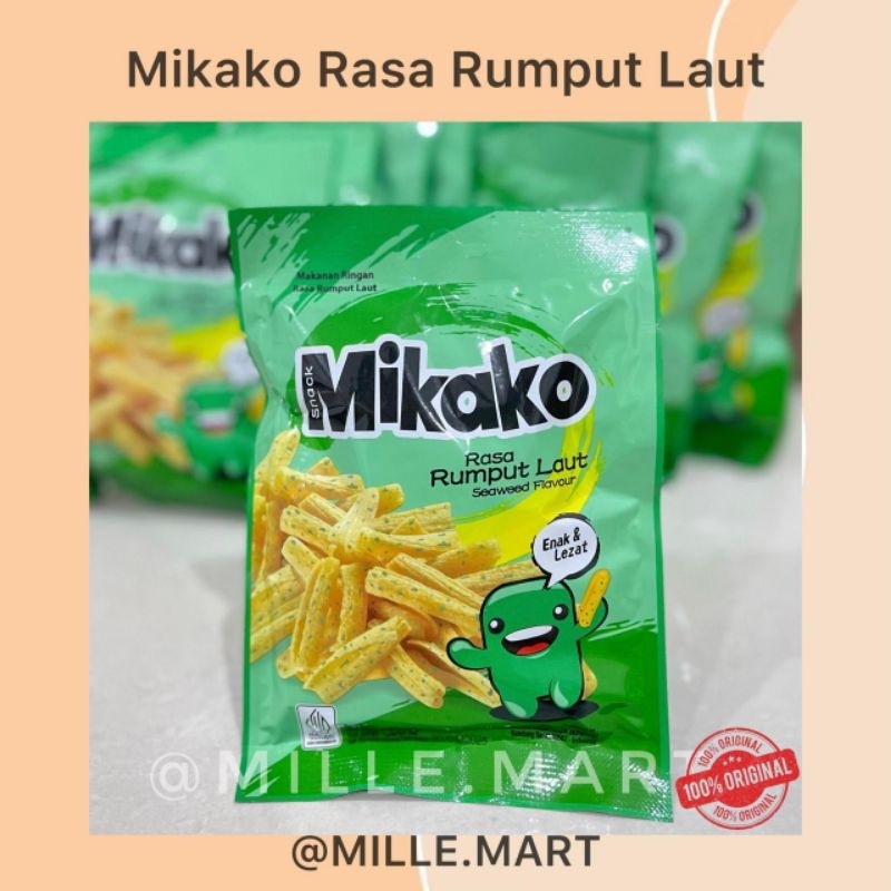 

[Per pcs] MIKAKO SNACK RASA RUMPUT LAUT 20GR