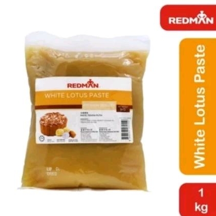 

Redman White Lotus Paste 1Kg Pasta Isian Filling Mooncake