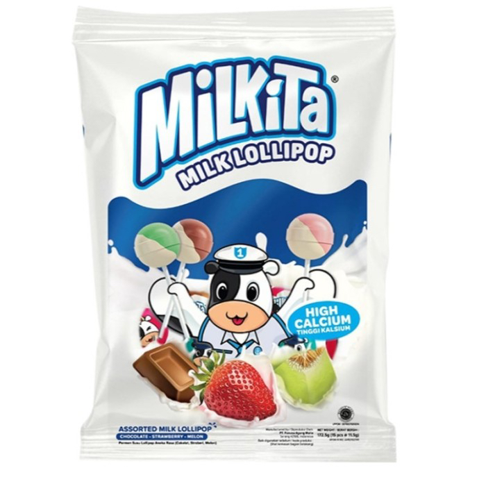 

Milkita permen lollipop 104 gram