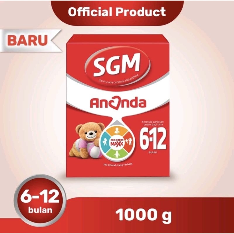 SGM Ananda Susu Bayi 0-6 bulan 6-12 bulan Sufor Susu Formula