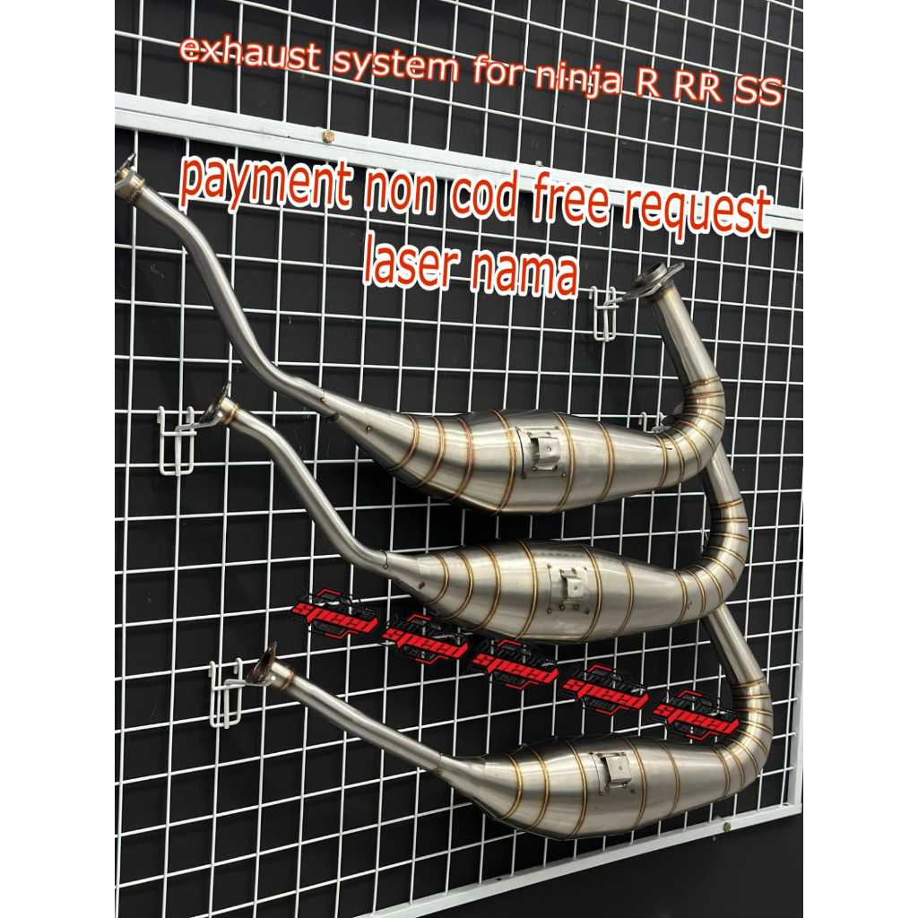 Chamber Perut Knalpot Ninja 150 SS R RR Kobra Non Kobra Super Kobra  Full Cacing