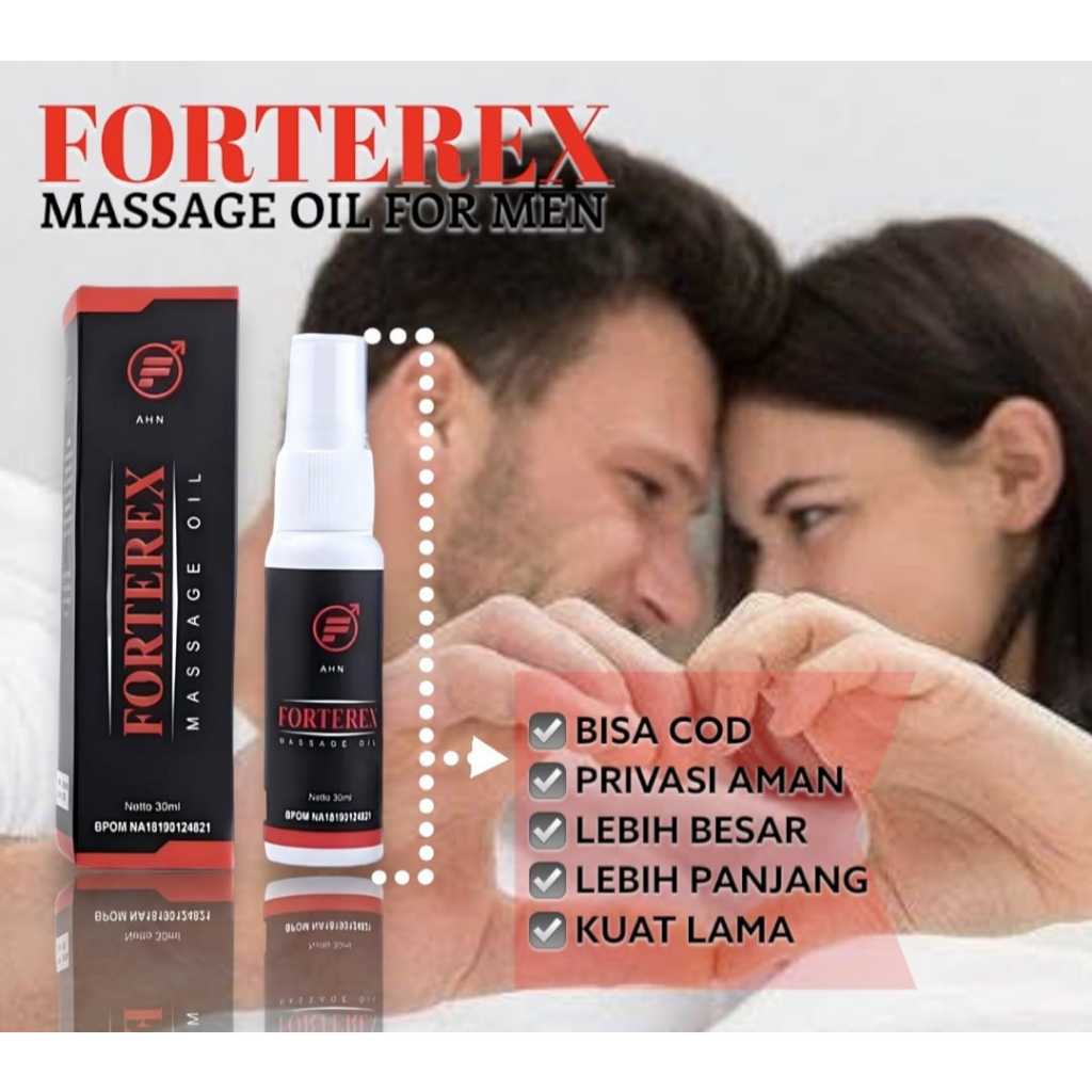 (TERLARIS) FORTEREX ORIGINAL PERAWATAN KHUSUS PRIA TERDAFTAR BPOM RI BISA COD BAYAR DITEMPAT PRIVASI