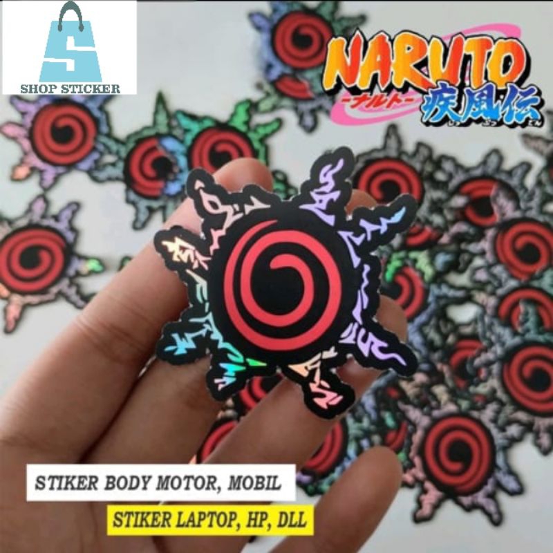 

Stiker Hologram Anime - NARUTO - Segel Kurama