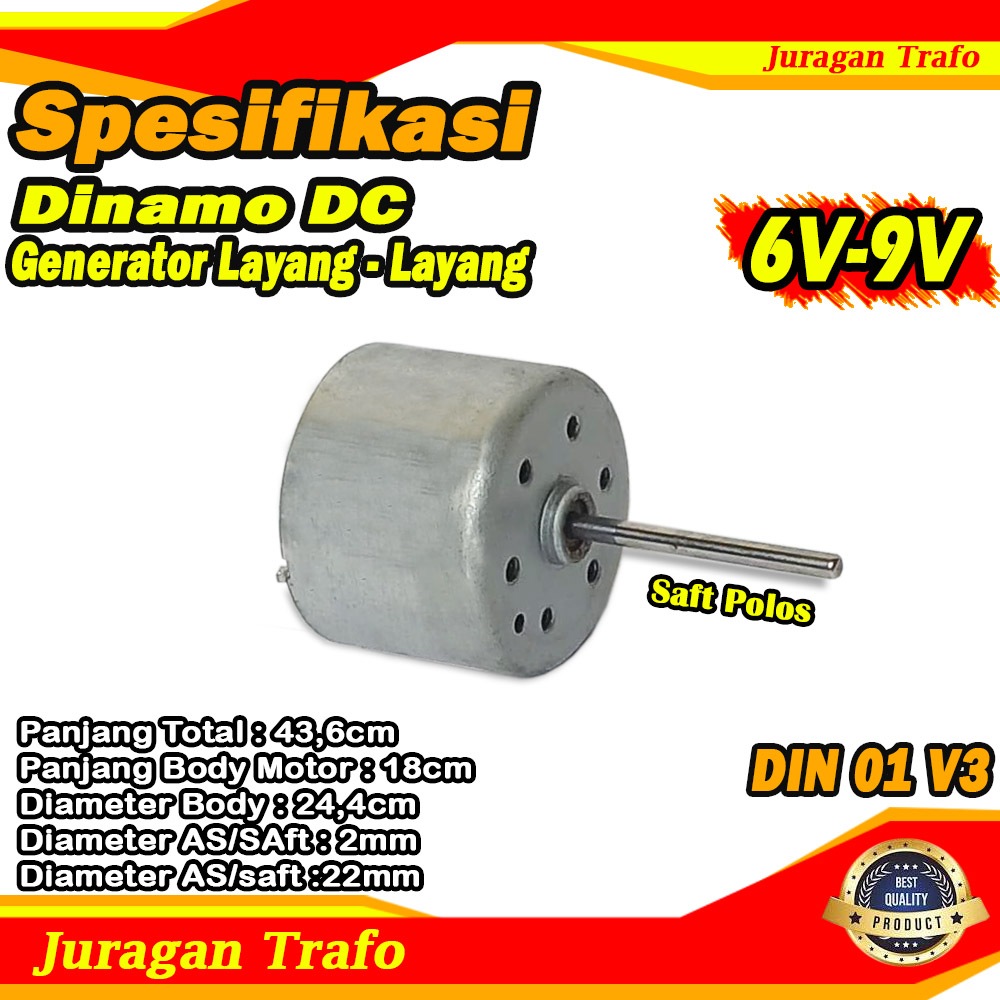 dinamo DC generator layang-layang