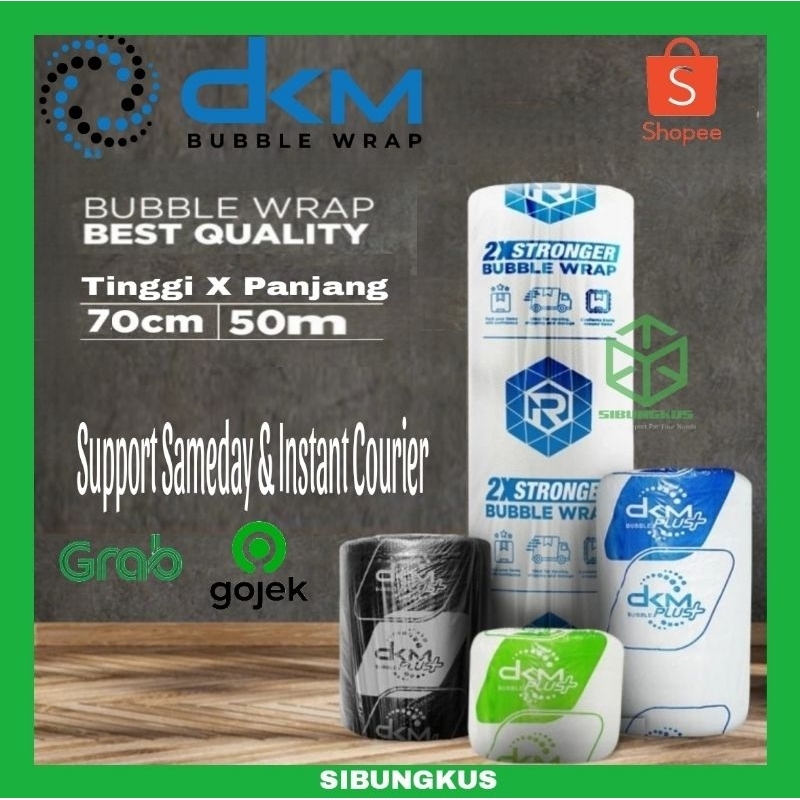 

PLASTIK BUBBLE WRAP 70X50 DKM+ BENING EKONOMIS PREMIUM BUBLEWRAP PUTIH HITAM RUSFET SUPER TEBAL 70CM X 50M
