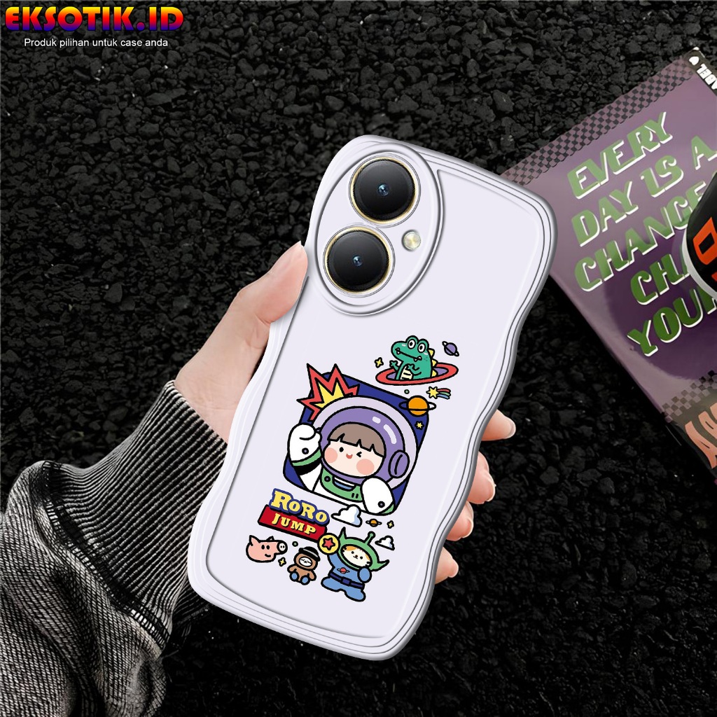 Case Vivo Y27 Gelombang - Casing Vivo Y27 - Silikon Vivo Y27 - Softcase Vivo Y27 - Kesing Vivo Y27 -