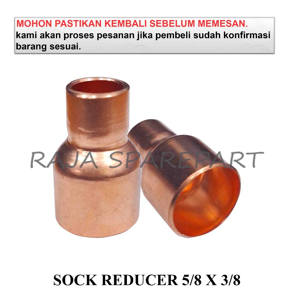 SR 5838 SOCK PIPA TEMBAGA / SOCK REDUCER AC TEMBAGA / SOCK REDUCER 5/8 X 3/8
