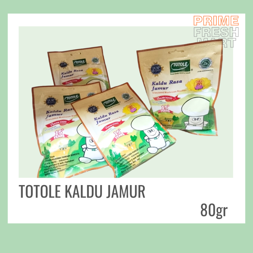 

Totole Kaldu Jamur Kemasan 40g dan 80gr