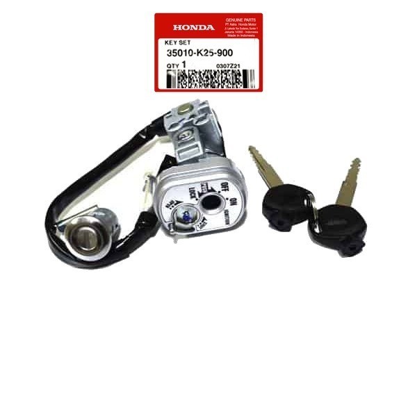 KUNCI KONTAK BEAT FI K25 35010-K25-900 ORIGINAL HONDA AHM