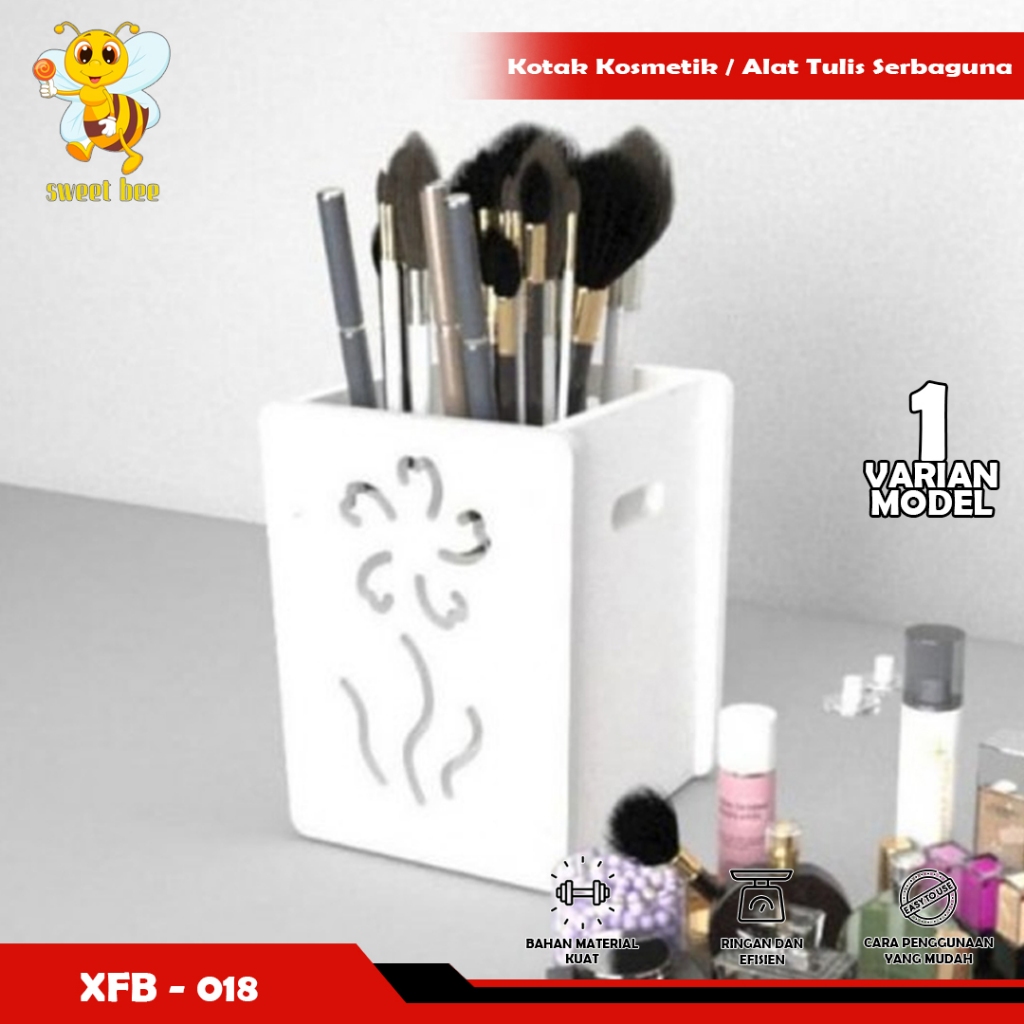 

Tempat pena Karya kreatif, tempat pena serbaguna & Multifungsi Persegi Organizer Desktop Perlengkapan Kantor - SWEETBEE