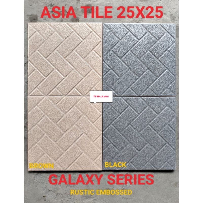 Keramik Lantai Kasar Asia Tile Galaxy Series Ukuran 2525