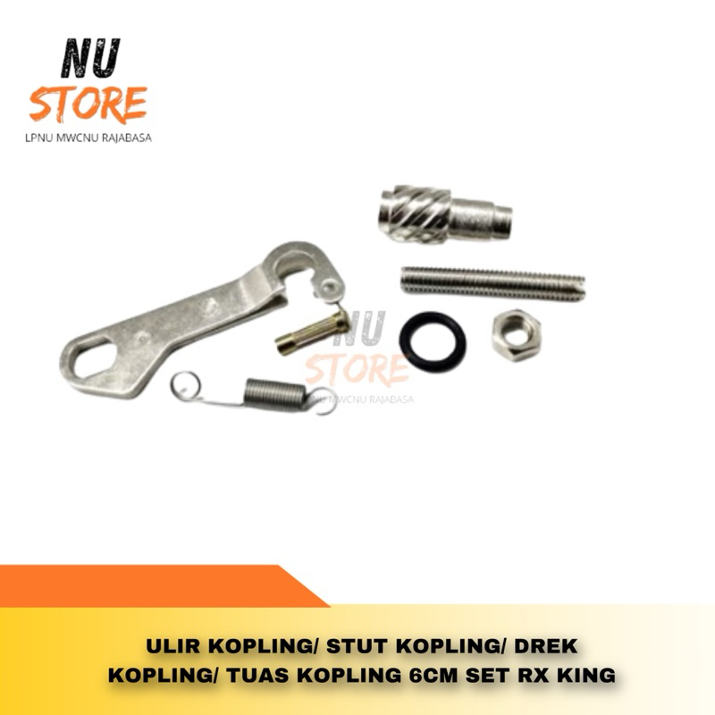 ULIR KOPLING/ STUT KOPLING/ DREK KOPLING/ TUAS KOPLING 6CM SET RX KING