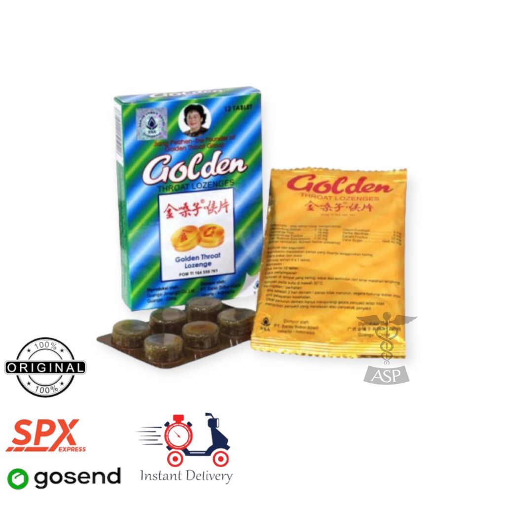 

Golden Throat Lozenges - Permen Herbal