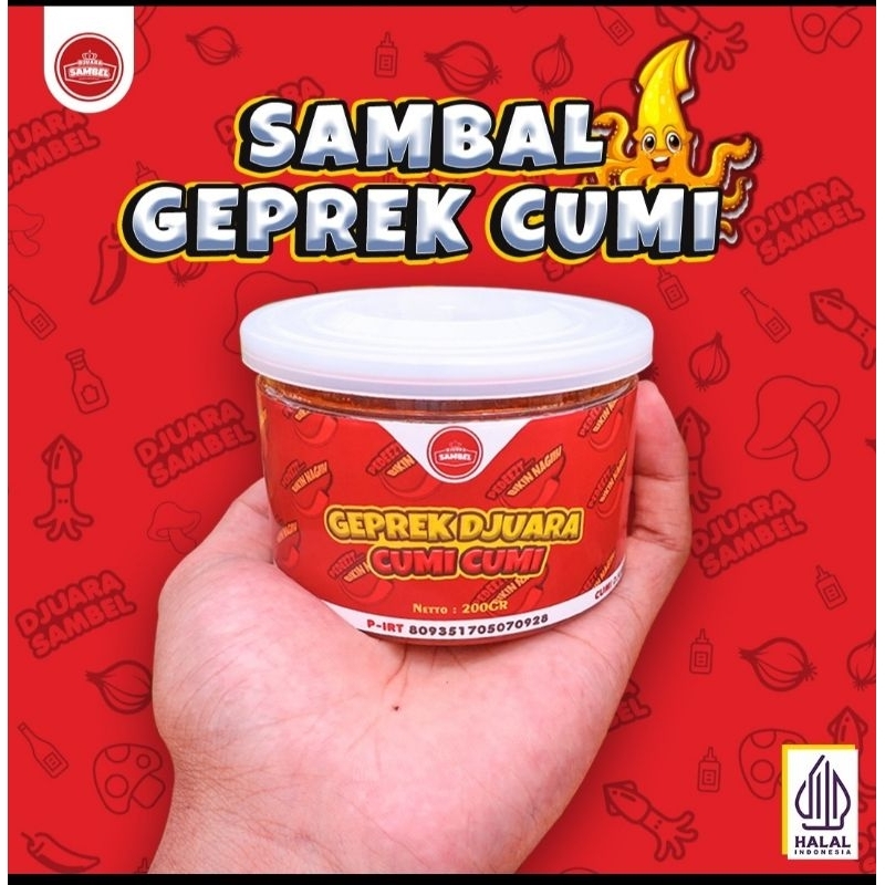 

Djuara Sambel kemasan 120 gr - SAMBAL GEPREK CUMI