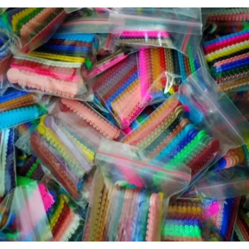 Karet behel power o warna random 1pack isi 10