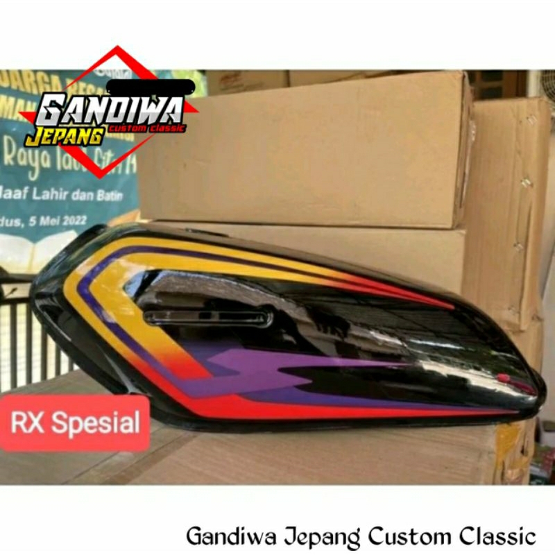 Tangki Yamaha RX Special RX Sepesial YT115 Tahun 1997 Warna Hitam