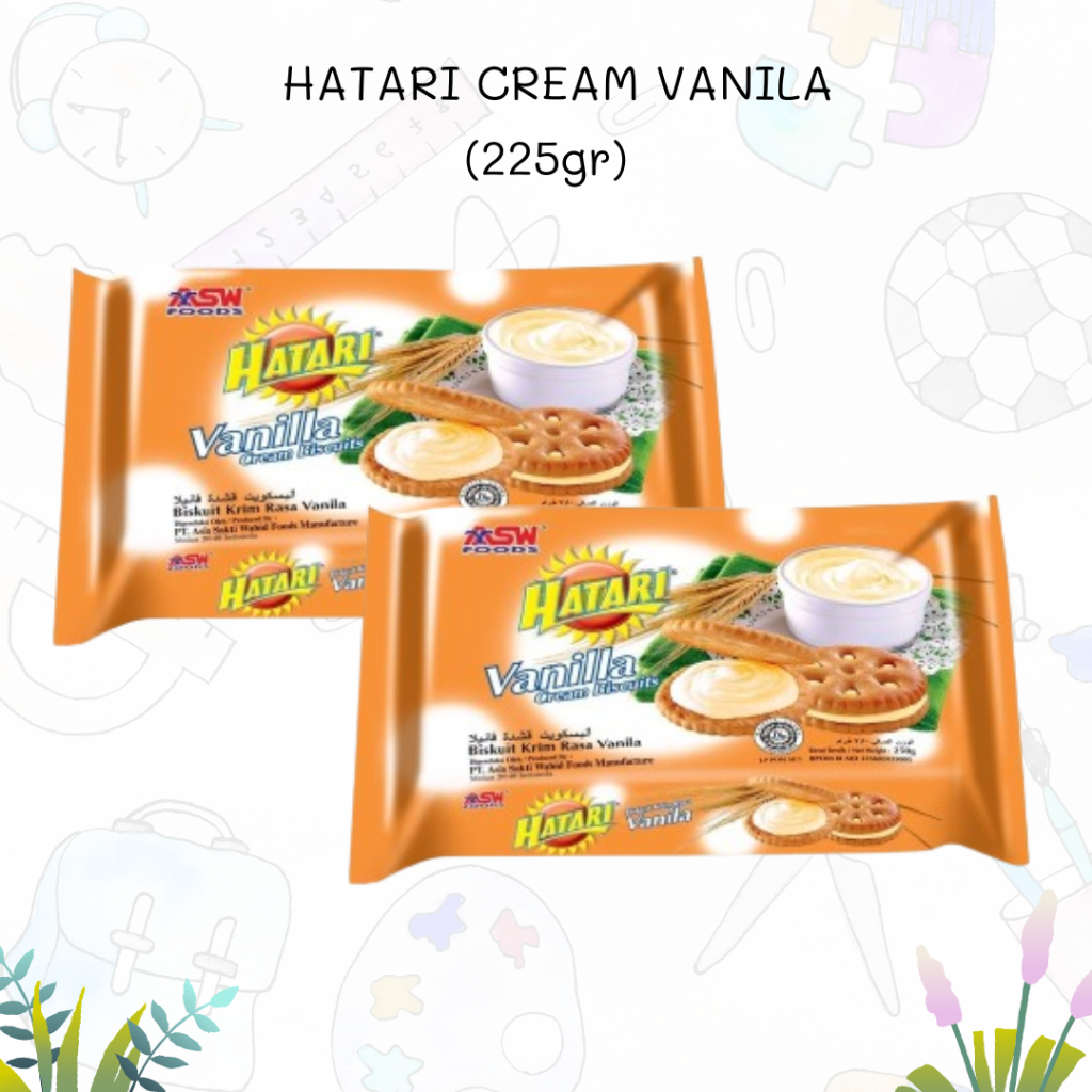 

HATARI BISKUIT CREAM VANILA 225gr