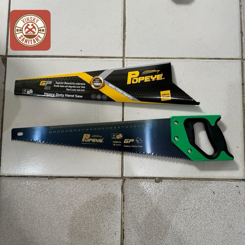 Gergaji Kayu Gagang Karet LAFUMA18” Inch