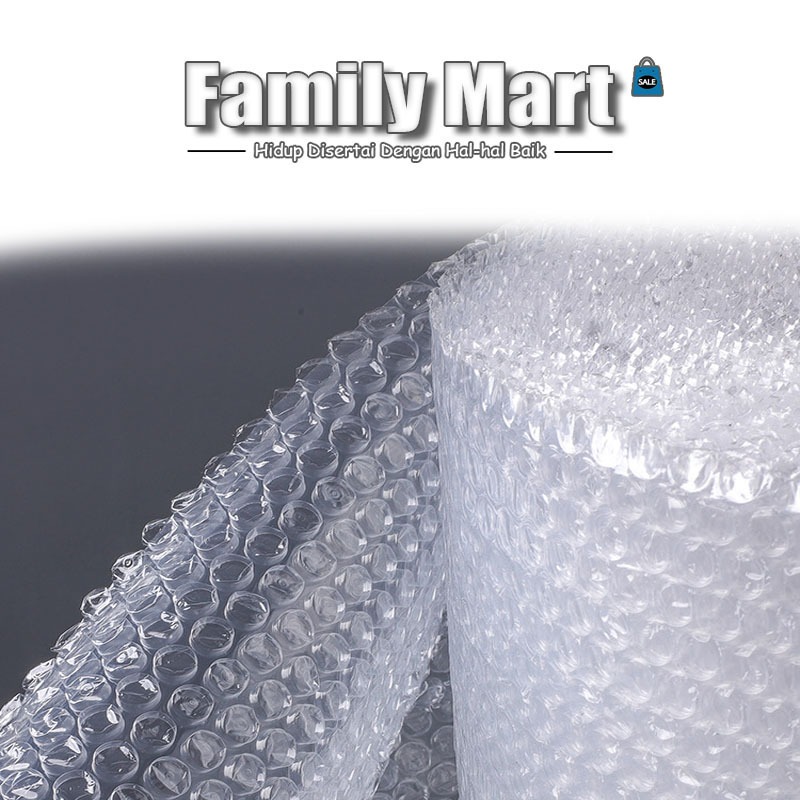 

Family Mart Bubble Wrap / bening plastik bubble tebal pekat lentur bubblewrap