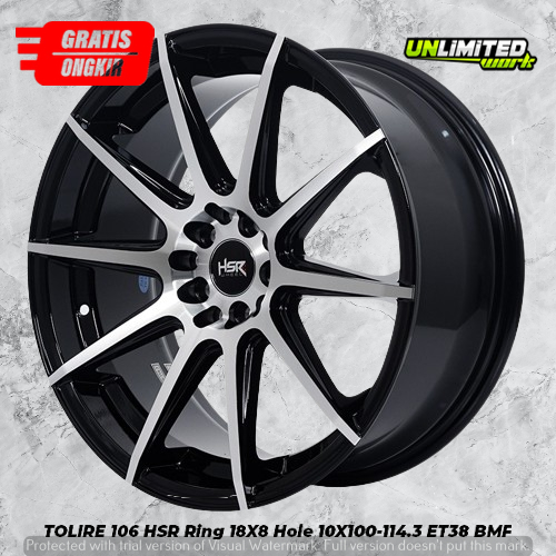 Velg Mobil R18 Two Tone Buat Mobil Xpander Crv Innova HSR TOLIRE Murah