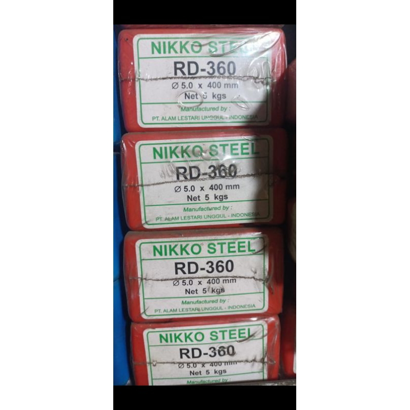 KAWAT LAS RD-360 NIKKO STEEL SIZE 5.0MM