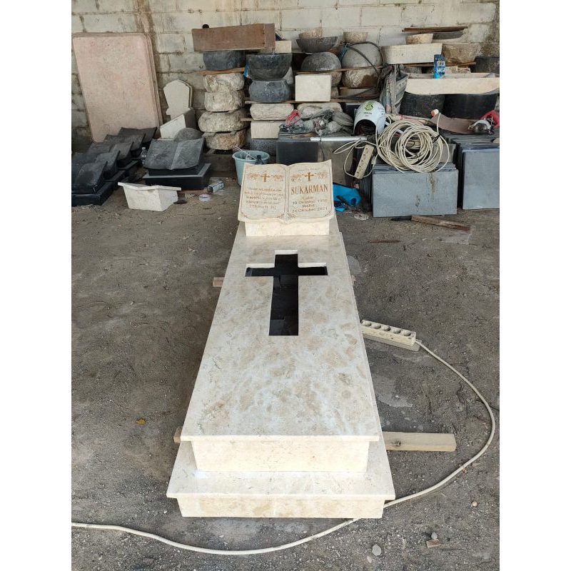 Kijing Makam Marmer Kijing Makam Murah Kijing Kristen Marmer Kijing Pahlawan 2 trap Kotak Marmer Pae