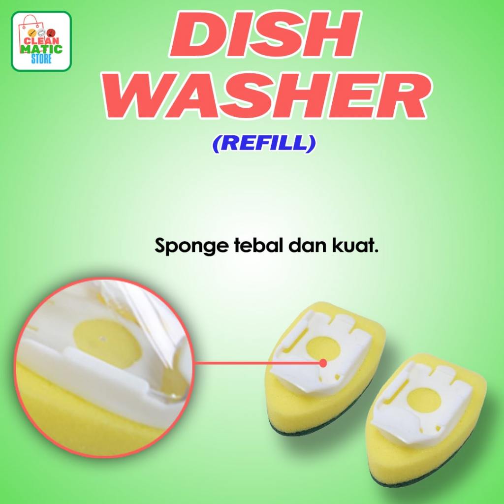 Dish Washer Refill / Refill untuk alat Dish Washer/ isi ulang alat cuci piring gagang