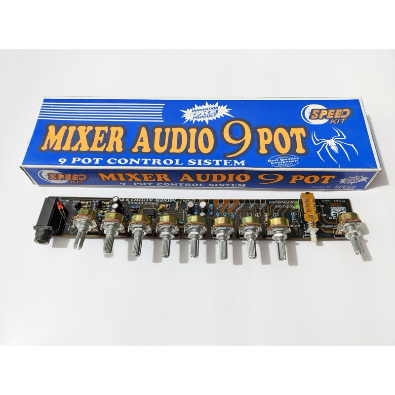 Mixer Audio 9 Potensio by Speed kit