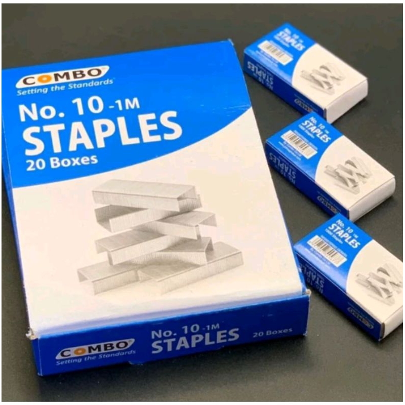 

(20 kotak kecil) isi staples no. 10 combo/ isi staples Combo /isi staples murah