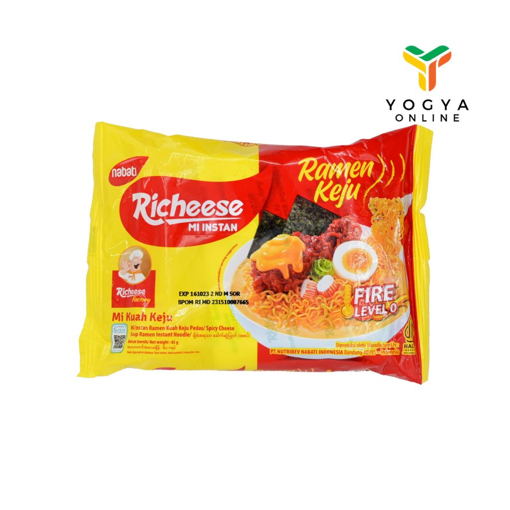 

Richeese Mie Ramen Keju Lv 0 65 Gr