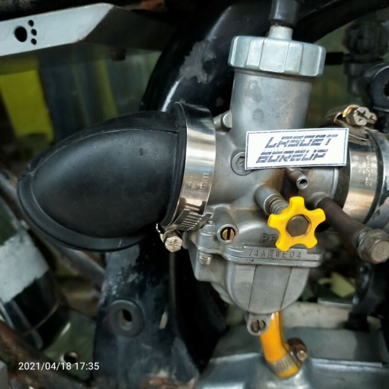 KARET FILTER KARBU KARBURATOR NINJA R RR 150 PWL 26 PE PWK 28 30 32 SET KLEM CLAMP CB GL MP TIGER